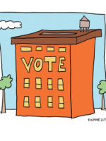 Clipart: of an election building